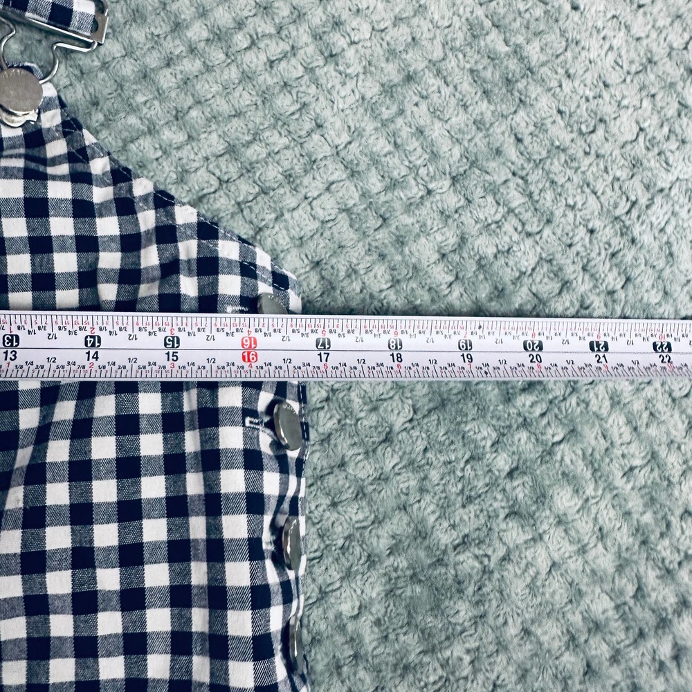 🔴 SALE 
Georgia May Navy/white gingham checkered overall dress - Picture 5 of 6